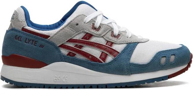 ASICS Gel-Lyte III sneakers met vlakken Blauw