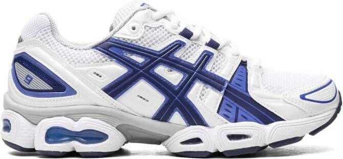 ASICS "Gel-Nimbus 9 White Indigo Blue sneakers" Wit