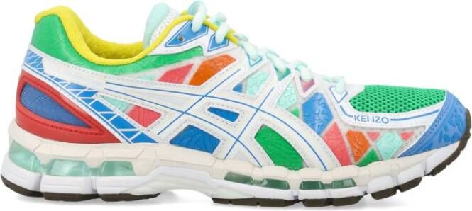 ASICS x Kenzo panelled-design sneakers Wit
