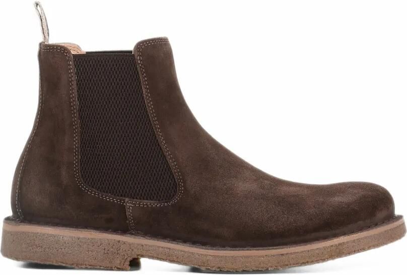 Astorflex Bitflex suède Chelsea-laarzen Bruin