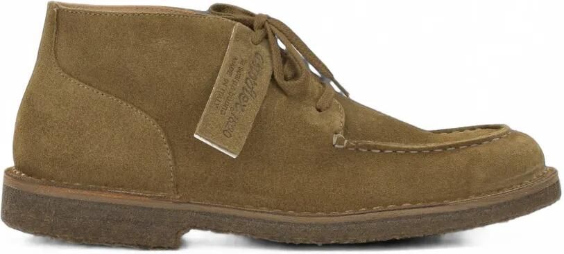 Astorflex Deukeflex suède veterlaarzen Beige