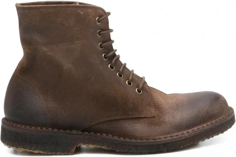 Astorflex lace-up suede ankle boots Bruin
