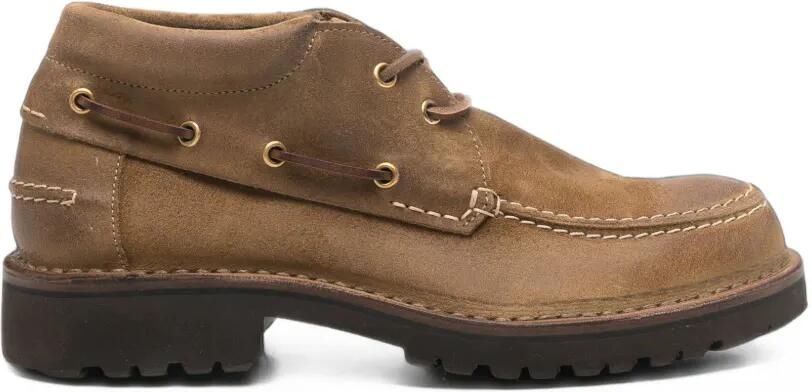 Astorflex lace-up suede loafers Bruin