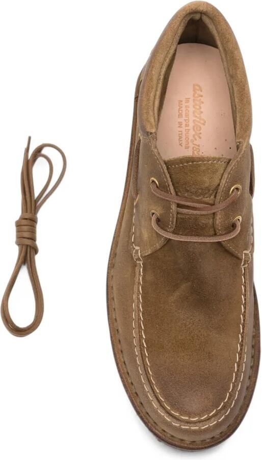 Astorflex lace-up suede loafers Bruin - Foto 2