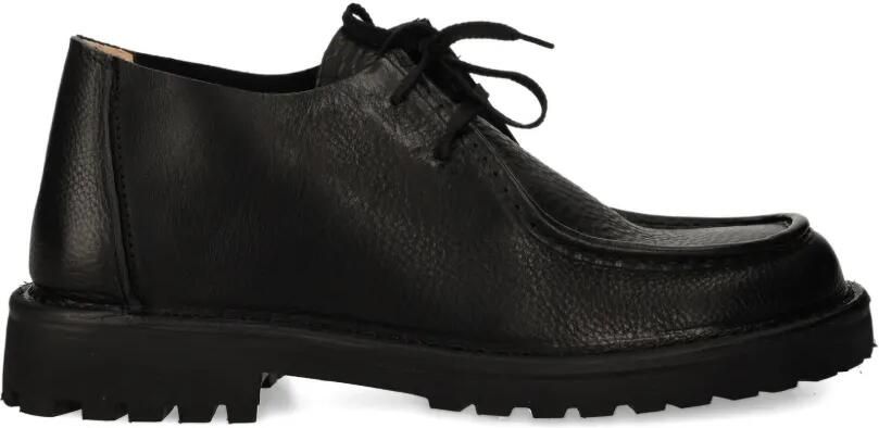 Astorflex Loafers met veters en chunky zool Zwart