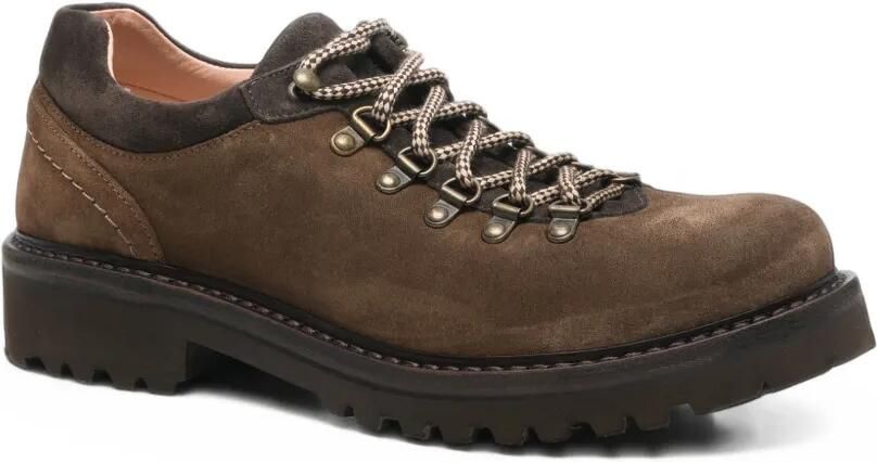 Astorflex suede lace-up hiking shoes Bruin