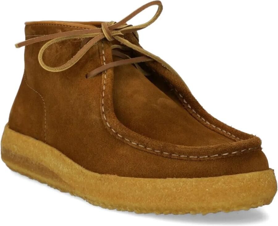 Astorflex Suède veterlaarzen Bruin