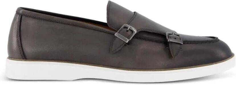 Atelier Verdi Adamo gespschoenen met dubbele bandjes Grijs