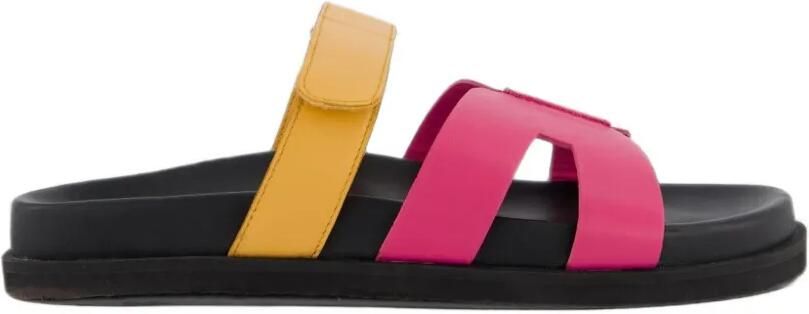 Atelier Verdi Ibiza sandalen met klittenband Roze