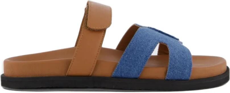 Atelier Verdi Sandalen met klittenband Blauw