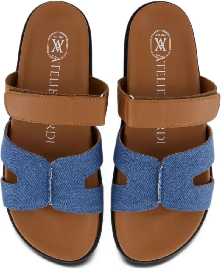 Atelier Verdi Sandalen met klittenband Blauw - Foto 4