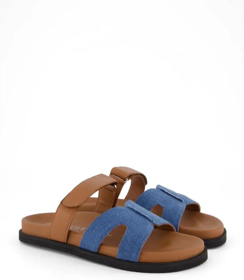 Atelier Verdi Sandalen met klittenband Blauw - Foto 3