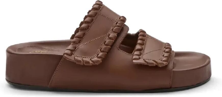 ATP Atelier Furlo slippers met klittenband Bruin