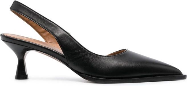 ATP Atelier Slingback pumps met puntige neus Zwart