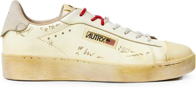 Autry Dallas leren sneakers Beige