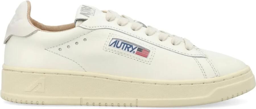 Autry Dallas Low leren sneakers Beige