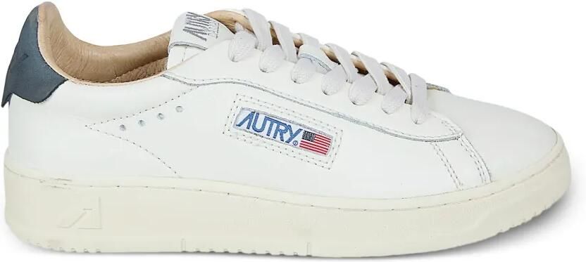 Autry Dallas Low sneakers met logopatch Wit