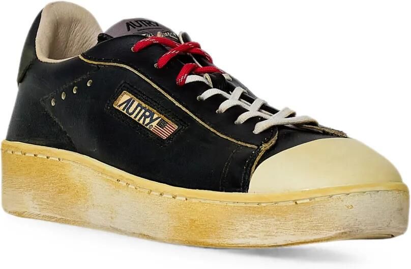 Autry Dallas low-top super sneakers van zwart leer - Foto 2