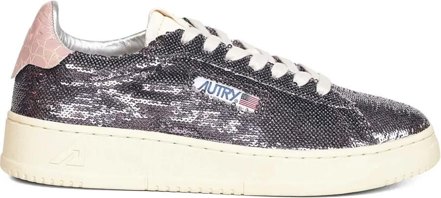 Autry Dallas sneakers met pailletten Grijs