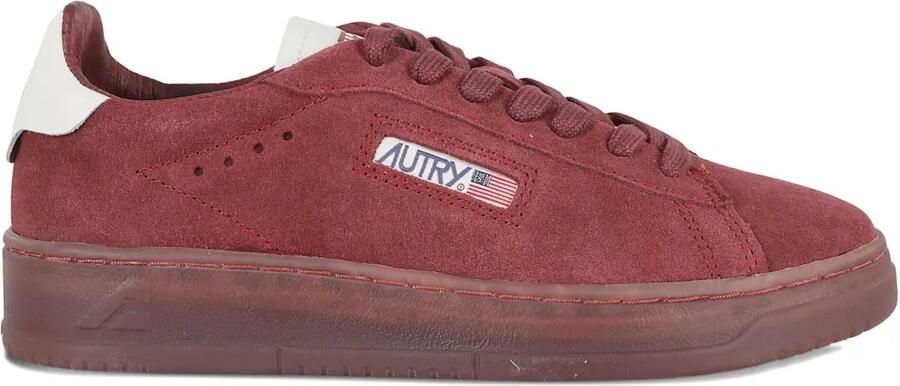 Autry Dallas suède leren sneakers Rood