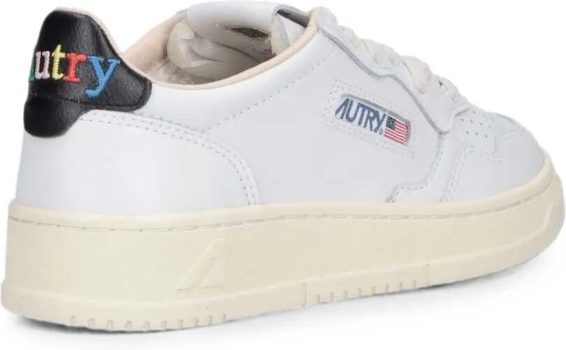 Autry Geperforeerde sneakers met logopatch Wit - Foto 2