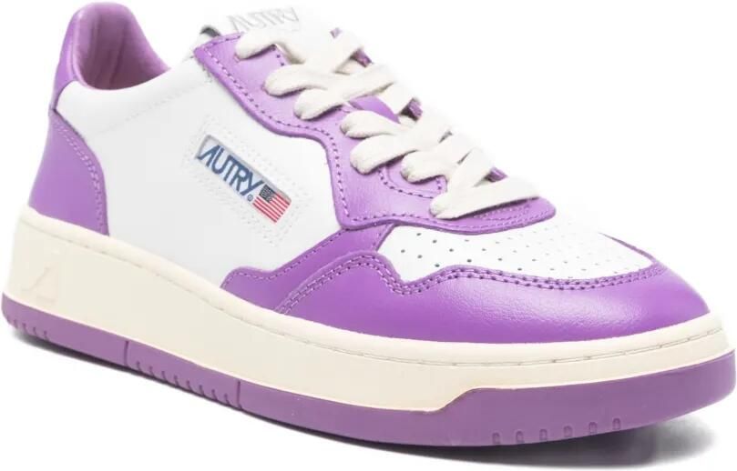 Autry Geperforeerde sneakers Wit - Foto 3