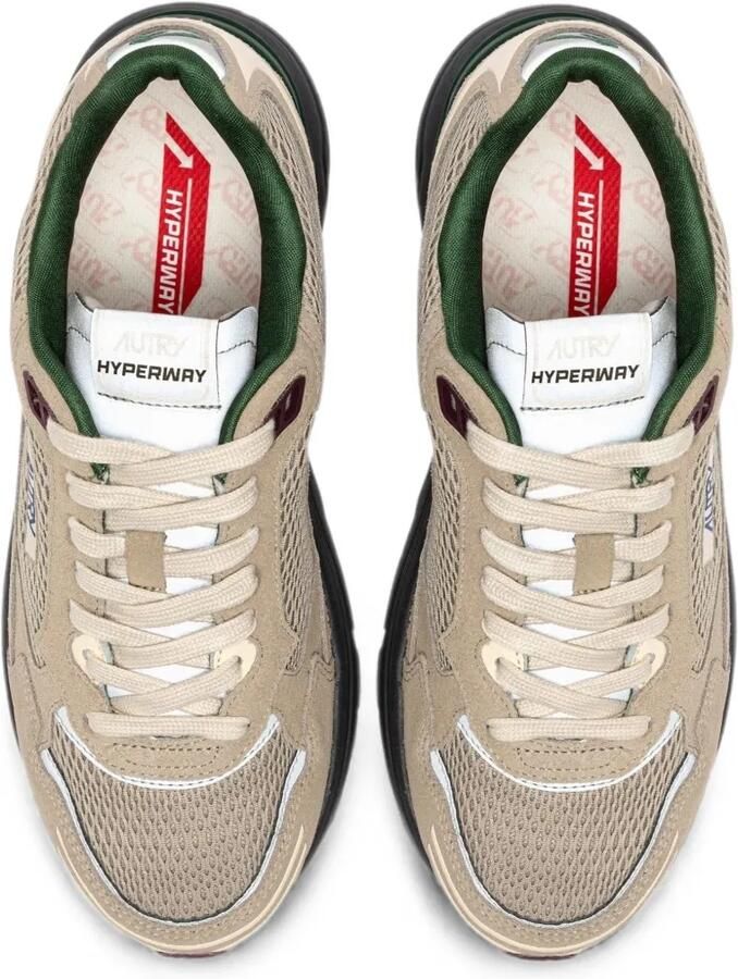 Autry Hyperway low-top sneakers met mesh vlak Beige - Foto 2