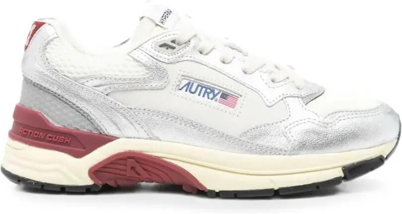 Autry Hyperway metallic sneakers Beige