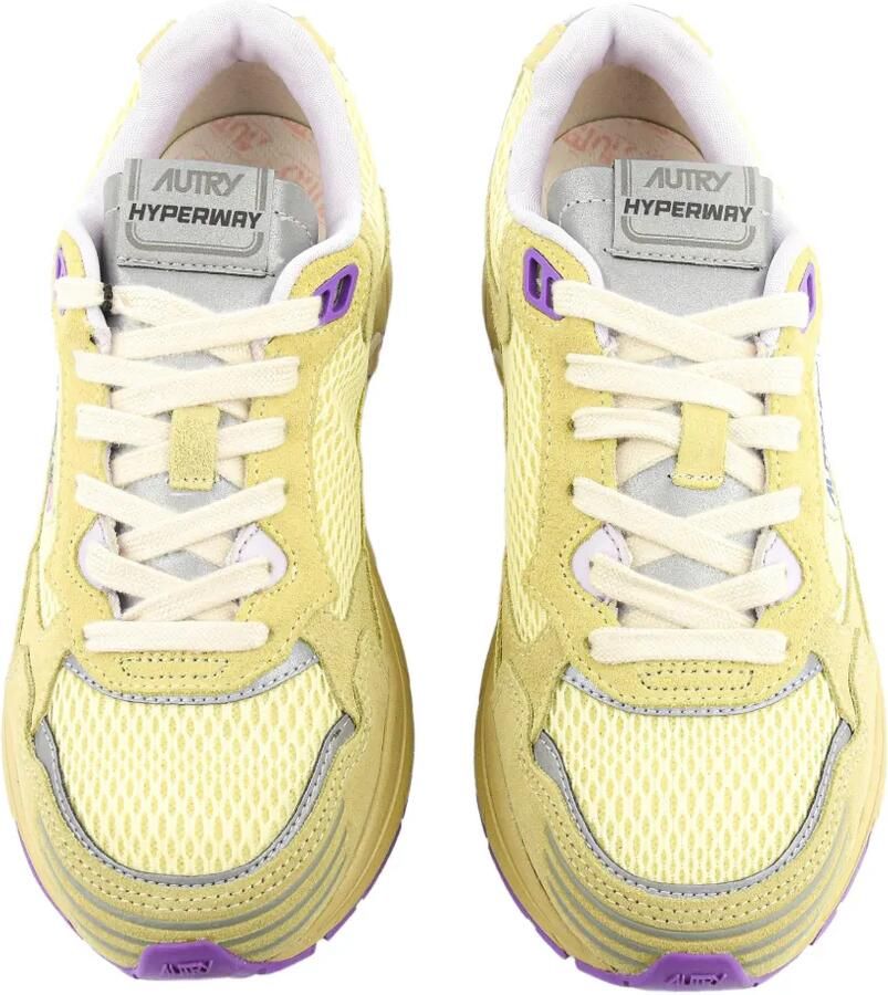 Autry Hyperway low-top sneakers met vlakken Geel - Foto 2