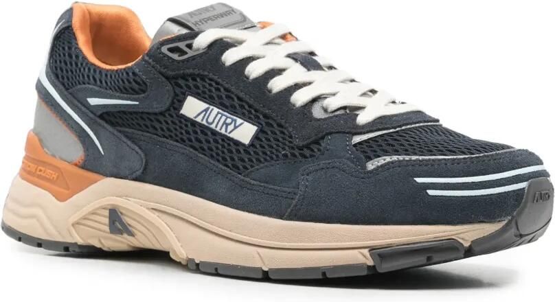 Autry Hyperway sneakers met suède vlakken Blauw - Foto 3