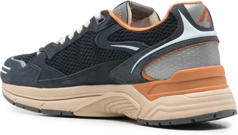 Autry Hyperway sneakers met suède vlakken Blauw - Foto 2