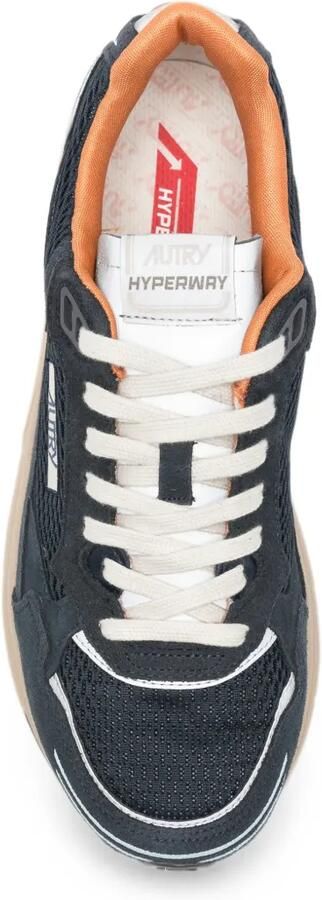 Autry Hyperway sneakers met suède vlakken Blauw - Foto 4