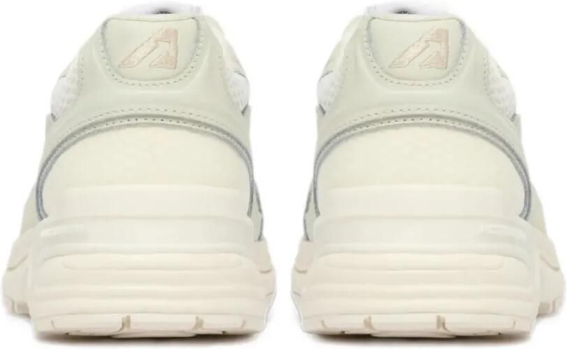Autry Hyperway sneakers in whisper white napa leather and mesh Beige - Foto 3