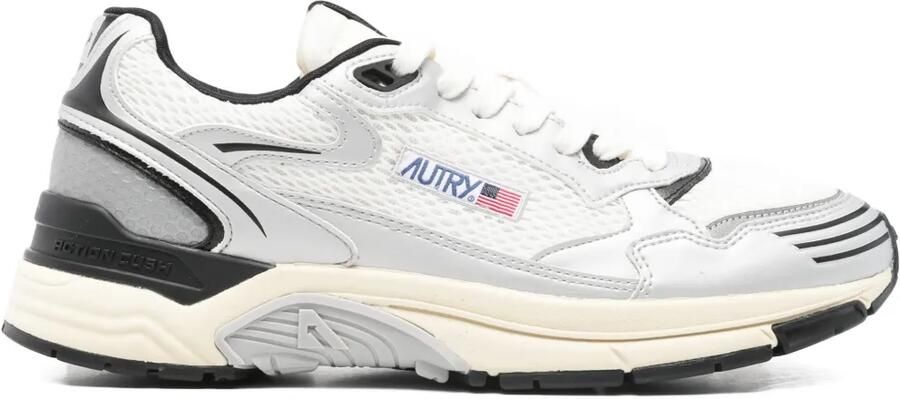 Autry Hyperway sneakers met mesh vlak Wit