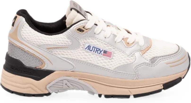 Autry Hyperway sneakers met mesh vlak Wit