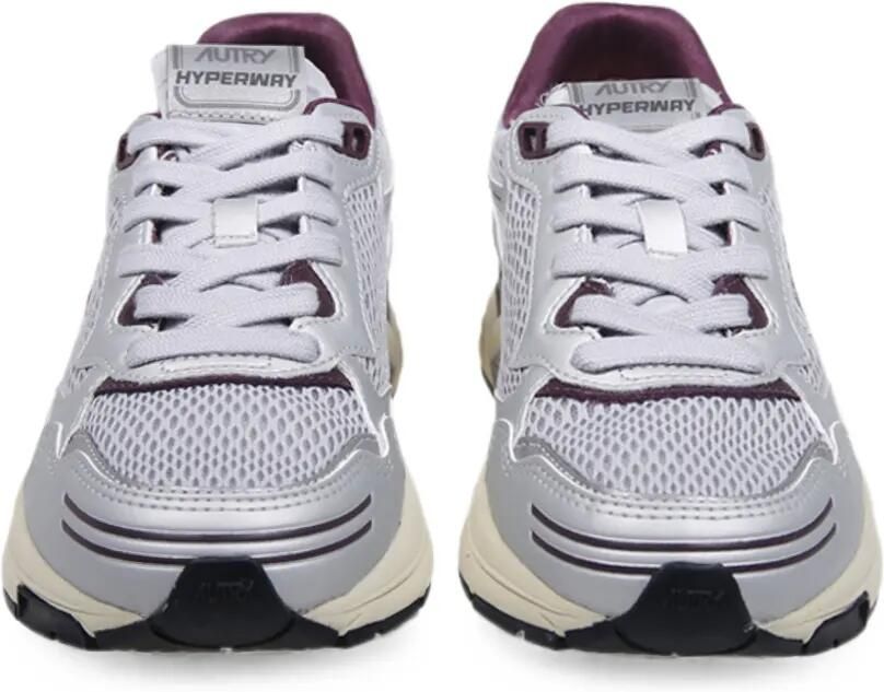 Autry Hyperway sneakers met mesh vlak Zilver - Foto 2