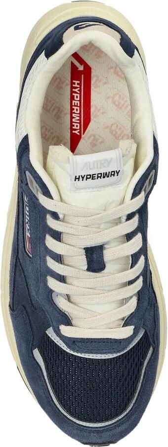 Autry Hyperway sneakers met suède vlakken Blauw - Foto 5