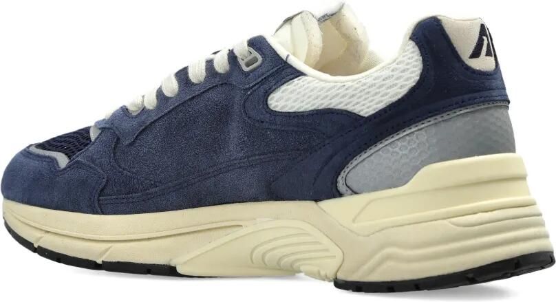 Autry Hyperway sneakers met suède vlakken Blauw - Foto 3