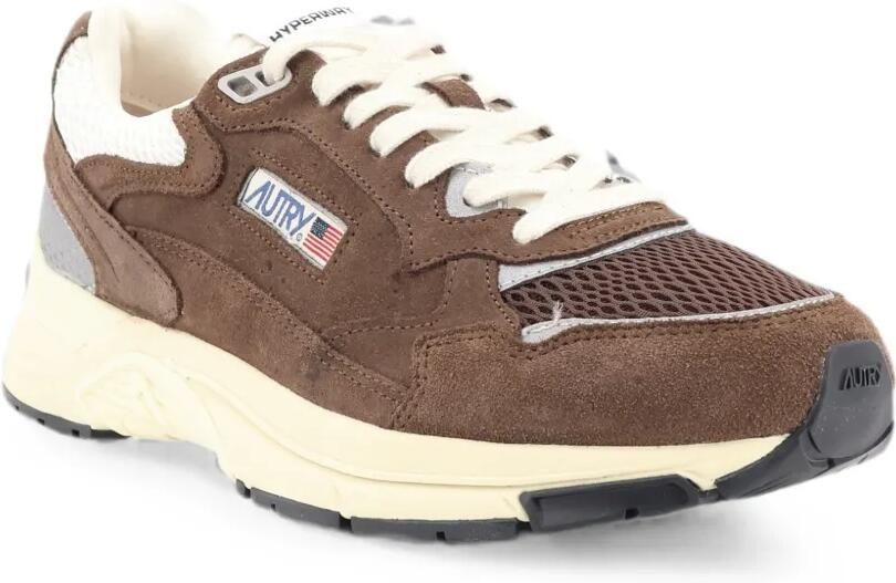 Autry Hyperway sneakers met suède vlakken Bruin - Foto 2