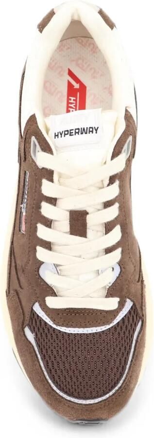 Autry Hyperway sneakers met suède vlakken Bruin - Foto 4