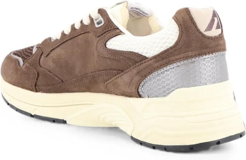 Autry Hyperway sneakers met suède vlakken Bruin - Foto 3