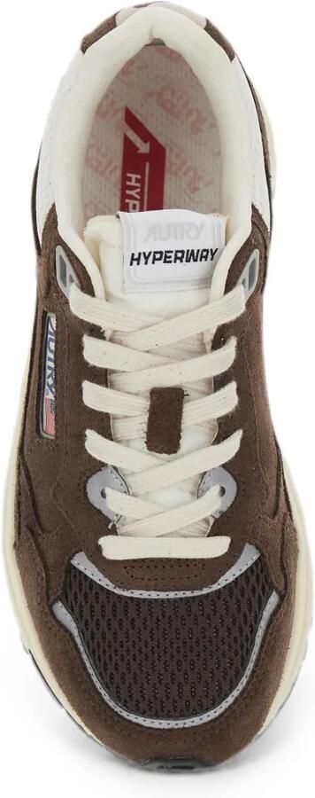 Autry Hyperway sneakers met suède vlakken Bruin - Foto 3