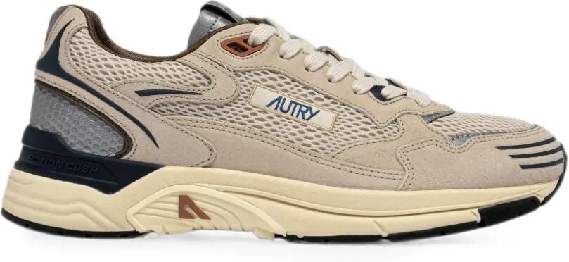 Autry Hyperway sneakers met vlakken Beige