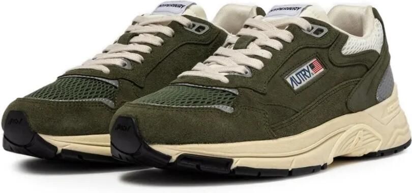 Autry Hyperway sneakers met vlakken Groen