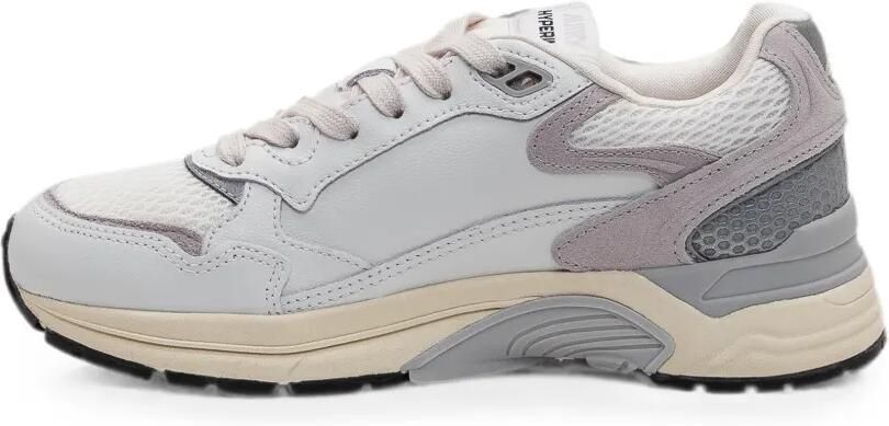 Autry Hyperway sneakers van wit en grijs leer en mesh - Foto 4