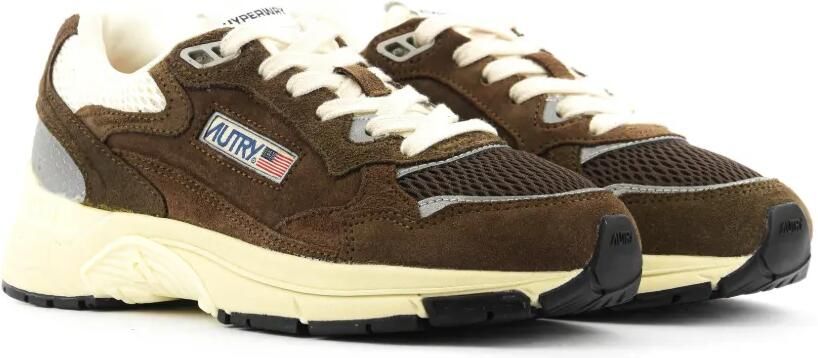 Autry Hyperway low-top sneakers met suède vlak Bruin - Foto 5