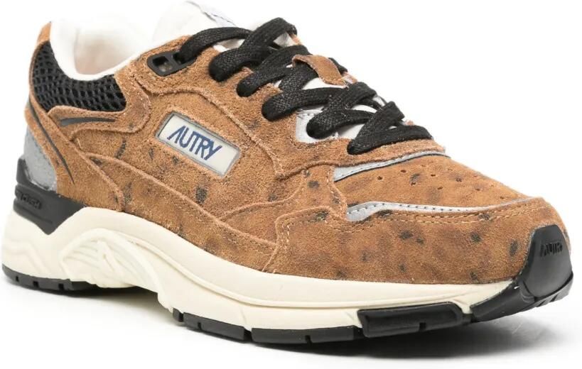 Autry Hyperway suède sneakers Bruin - Foto 2