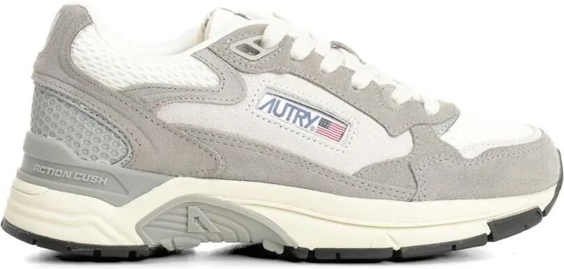 Autry Hyperway suède sneakers met vlakken Grijs