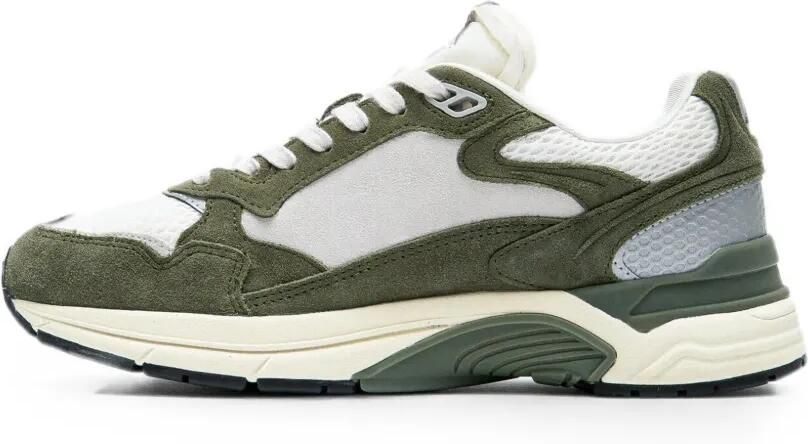Autry Hyperway suède sneakers met vlakken Groen - Foto 2