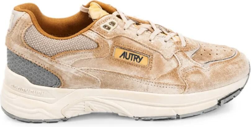 Autry Hyperway Super Vintage sneakers van suède Bruin